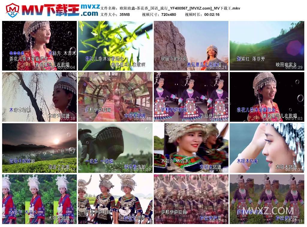 欧阳欣鑫-茶花香_国语_流行_YF400567